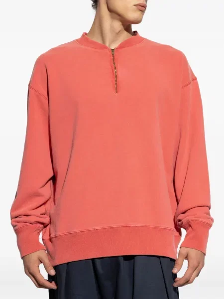 Hanorac Maison Margiela de jumătate de fermoar portocaliu