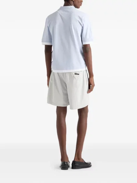 Tricou polo Prada albastru