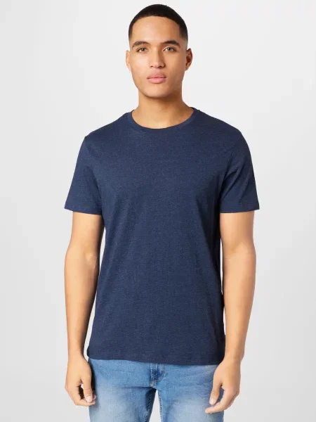 JACK & JONES Tričko námornícka modrá
