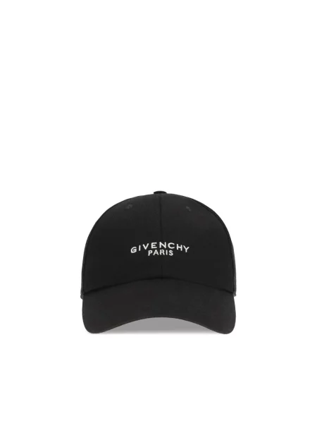 Czapka z daszkiem Givenchy z logo czarna