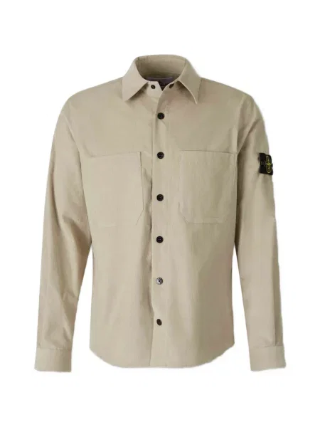 Geacă cămașă Stone Island de catifea cord cu strasuri