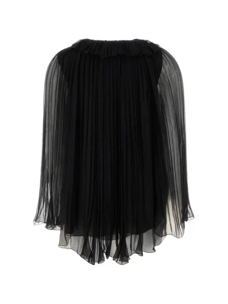 Bluză Alberta Ferretti cu volane negru