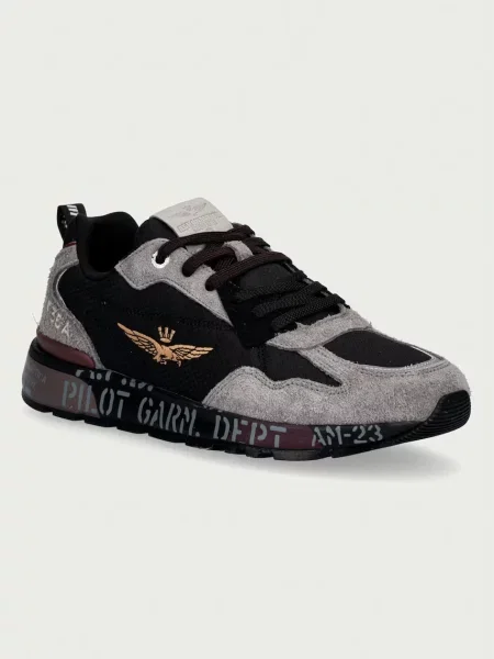 Aeronautica Militare FURRY SNEAKERS superge črna