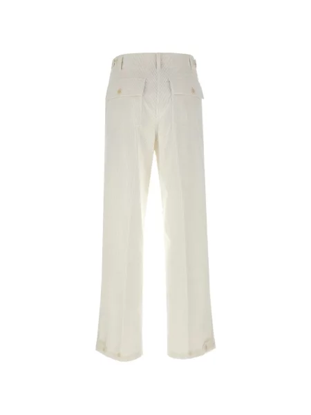 Pantaloni Aspesi de catifea cord alb