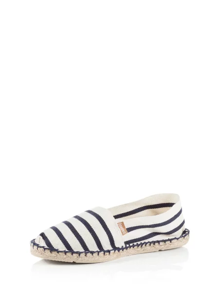 Espadrij l´originale Espadrile Classic albastru marin / natural alb