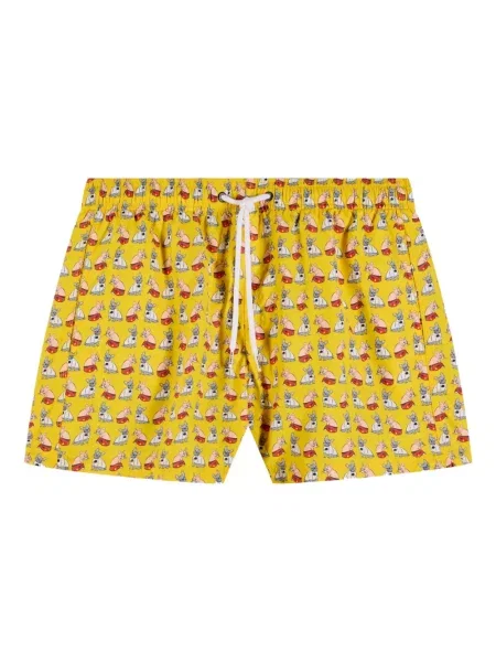 Kupaće gaće Sundek s printom žuta