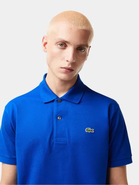 Поло Lacoste синій