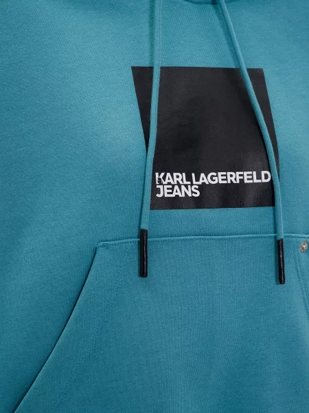 Худи Karl Lagerfeld Jeans голубое