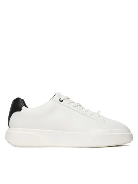 Calvin Klein Сникърси Chunky Cupsole Laceup Clean Lth бял