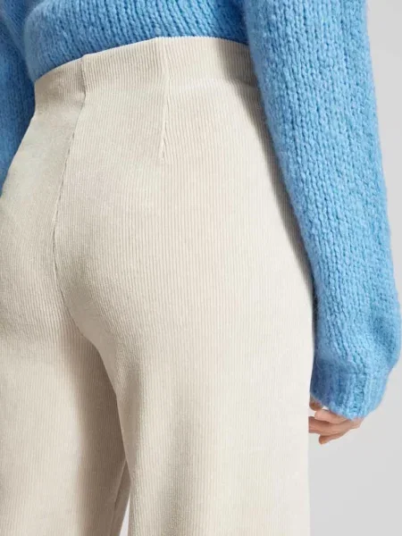 Spodnie sztruksowe z szeroką nogawką model ‘ELAINE’ Raffaello Rossi