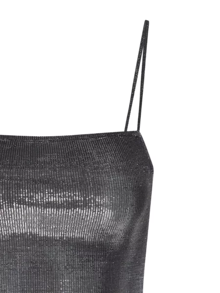 Top Gucci cu bretele negru