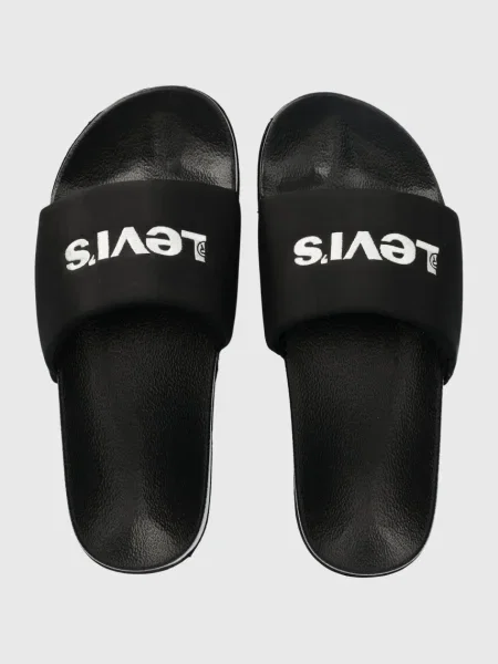 Papuci de casă Levi's® cu platformă negru