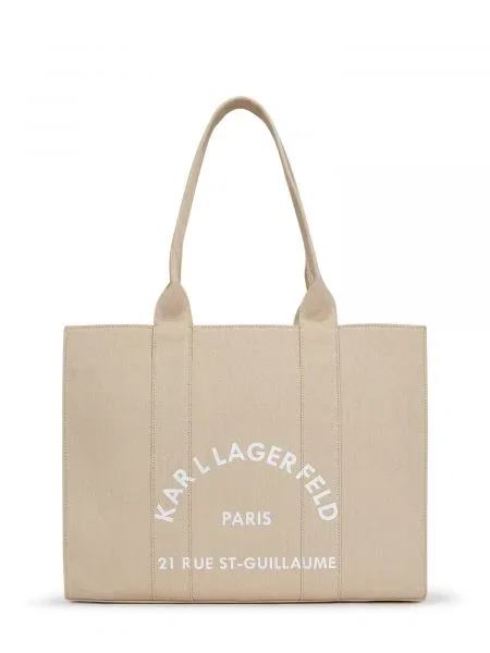 Geantă shopper Karl Lagerfeld alb