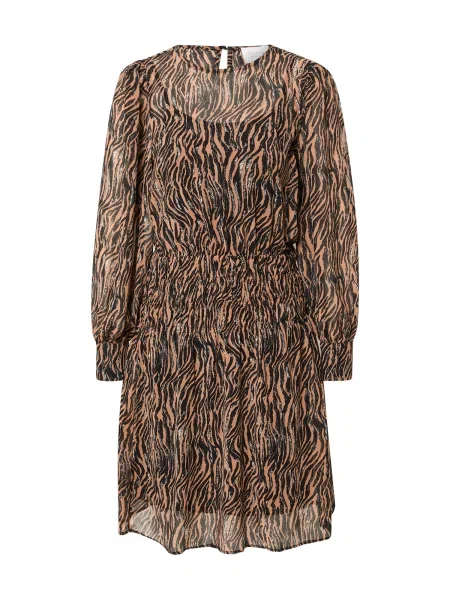 SISTERS POINT Dolga srajca VERNIL temno oranžna črna