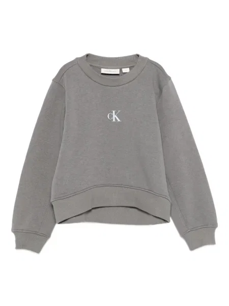 Bluza dziecięca Calvin Klein szara