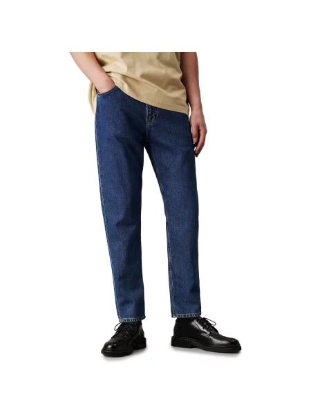 Blugi Calvin Klein Jeans albastru