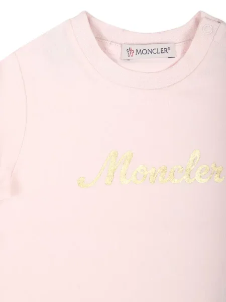 Koszulka dziecięca Moncler Enfant różowa