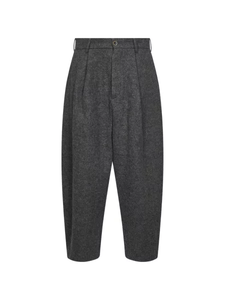 Cu centură pantaloni Uma Wang gri