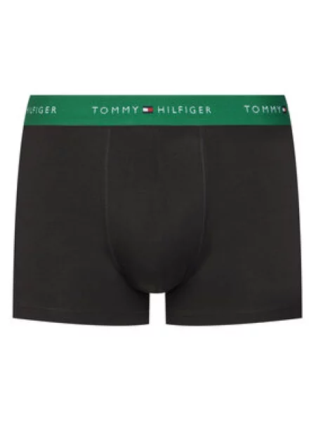 Tommy Hilfiger Underwear Boxer trumpikės safyro / smaragdinė / karmino raudona juoda