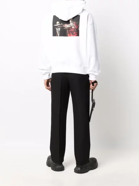 Majica s kapuljačom Off-white bijela