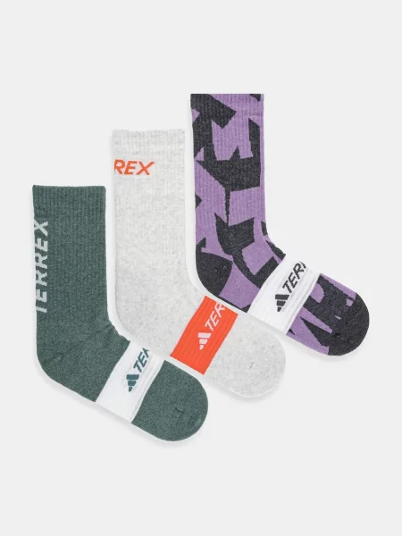 Чорапи adidas TERREX Multi 3 чифта зелено