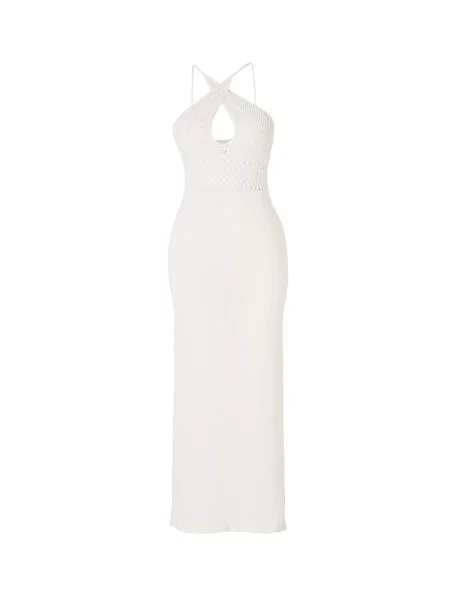Trendyol Rochie tricotat alb