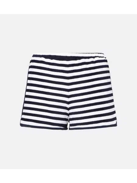 Pantaloni scurți Jade Swim din material terry albastru