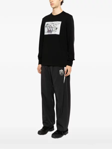 Tricou Moncler cu imagine negru