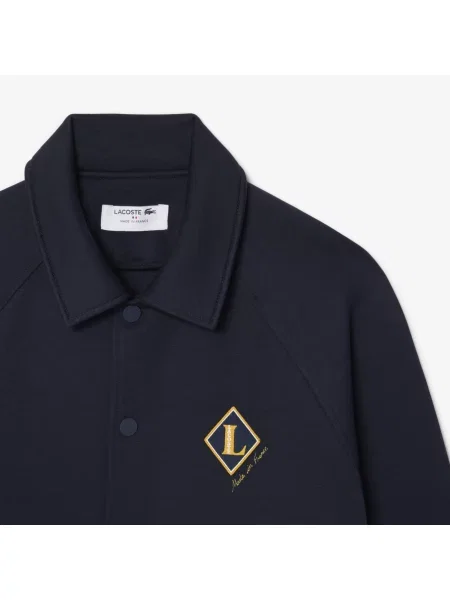 Lacoste Kurtka Varsity Z Naszywką Wyprodukowana We Francji granatowa
