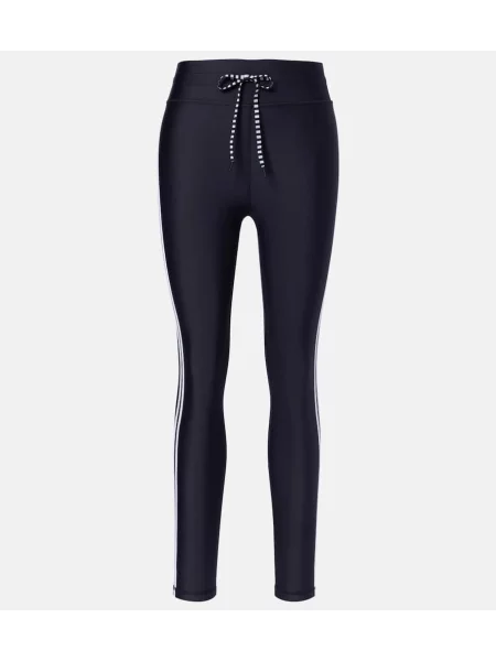 Leggings The Upside din țesătură twill negru