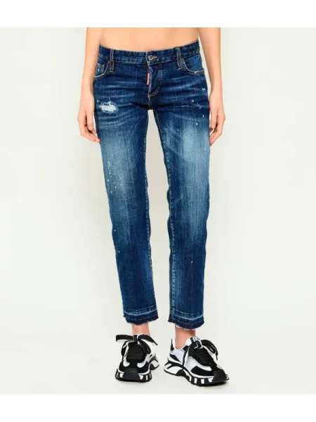 Blugi Jenna | Straight fit albastru