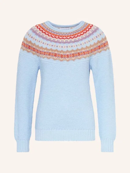 Eribé Sweter Stoneybrek blau beżowy
