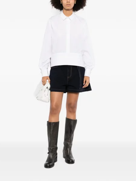 Pantaloni scurți Sacai albastru