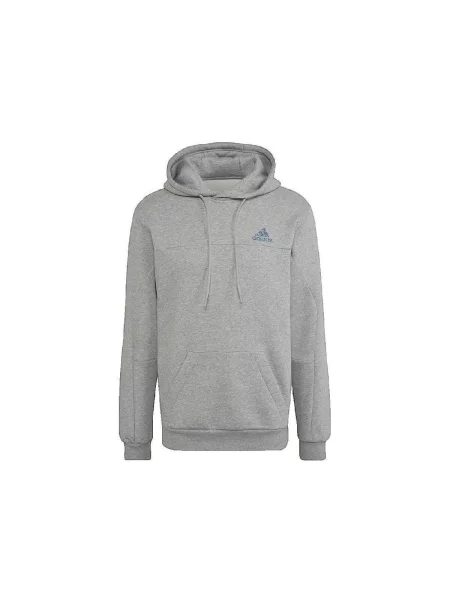 Geacă Adidas din fleece gri