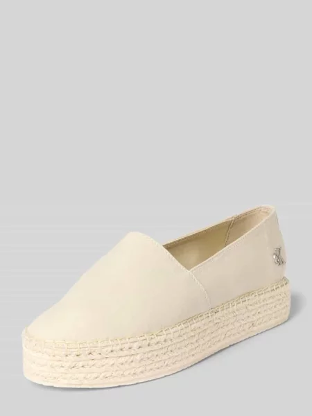 Espadryle z podeszwą na platformie Calvin Klein Jeans