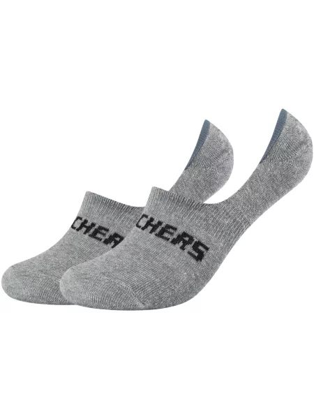 Mrežaste čarape Skechers siva