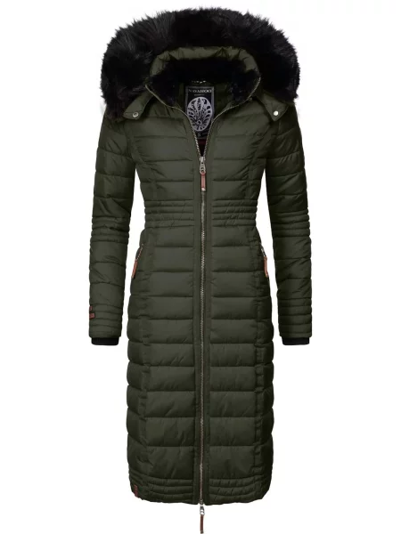 NAVAHOO Palton de iarnă Umay verde închis negru