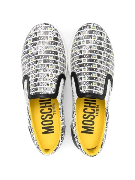 Sneakersy dziecięce Moschino białe