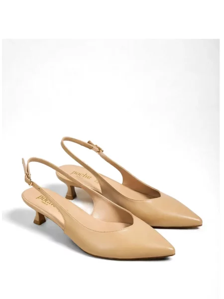 Pantofi cu toc Poche Paris slingback
