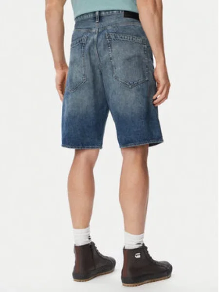 G-Star Raw Jeans kratke hlače Deeggie modra