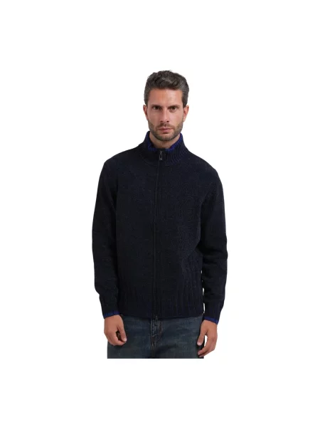 Sweter Armani Exchange wełniany niebieski