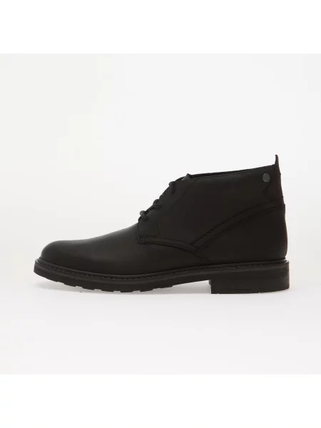 Обувки Clarks Newford Mid Black Leather 12 черно