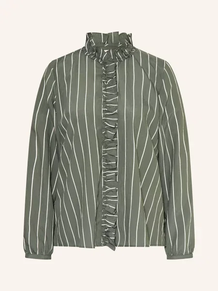 Mos Mosh Koszula Billy Z Falbankami gruen biała