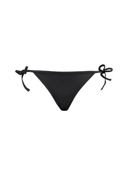 Dolna część bikini PUMA Swim wiązana z boku Odzież M czarny