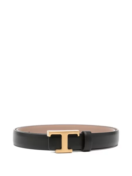 Cu centură curea Tod's din piele cu cataramă negru