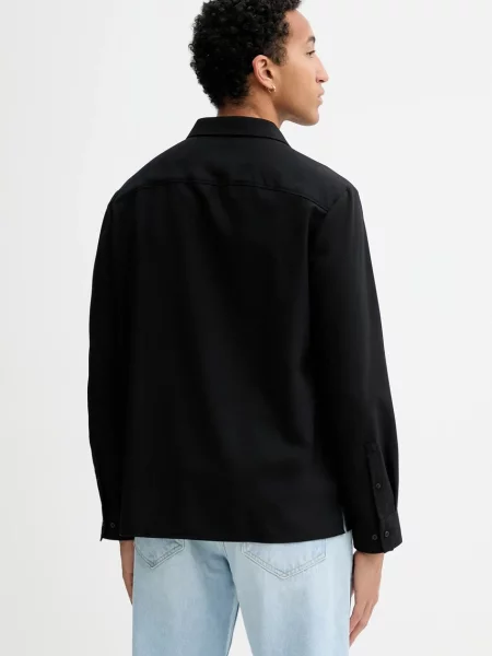 Calvin Klein ing gyapjúkeverékből fekete