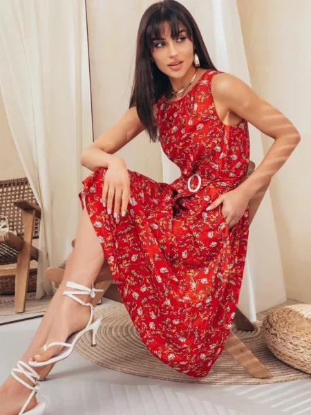 Платье Dressa красное