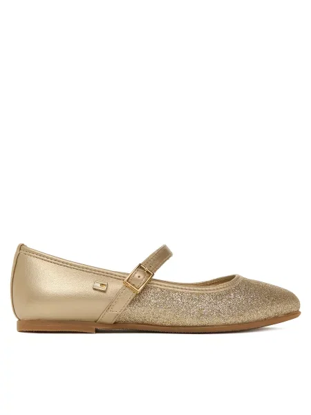 Baleríny Tommy Hilfiger Ballerina S Zlatá