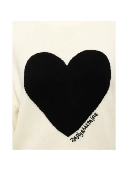 Sweter Zadig & Voltaire wełniany biały