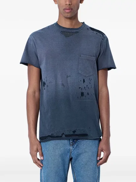 Tricou Gallery Dept. zdrențuiți gri